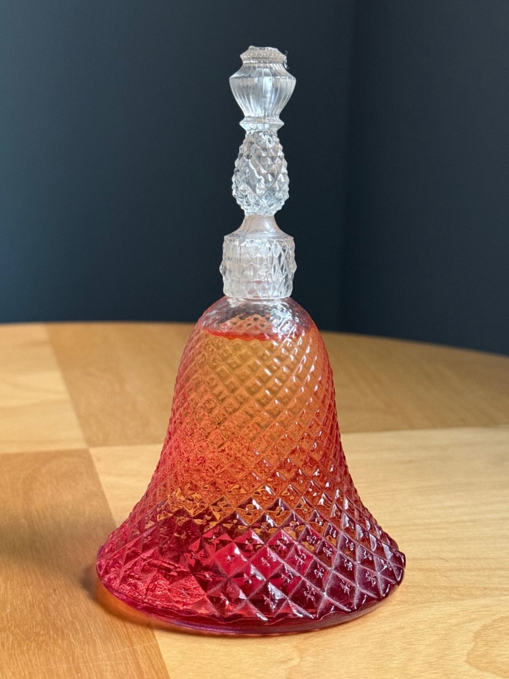 Vintage c1977 Rosepoint Bell Roses, Roses Full Cologne Pink Bottle by AVON